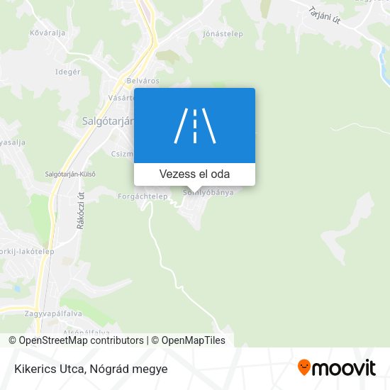 Kikerics Utca térkép