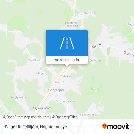 Salgó Úti Felüljáró térkép