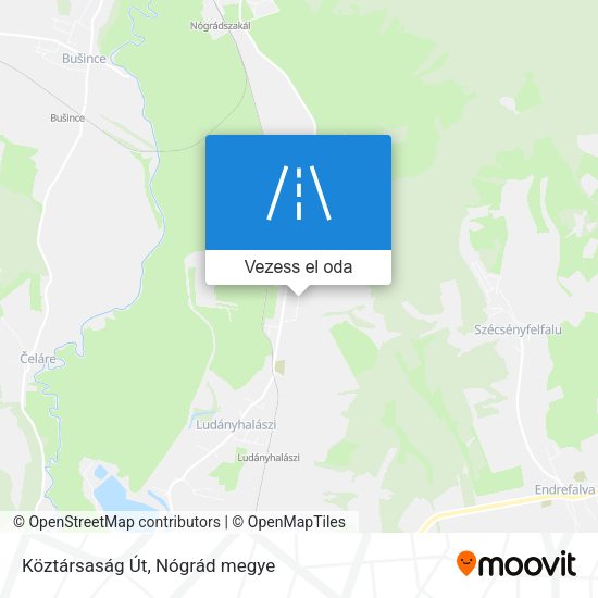 Köztársaság Út térkép