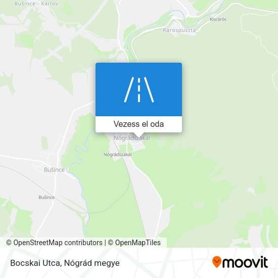 Bocskai Utca térkép