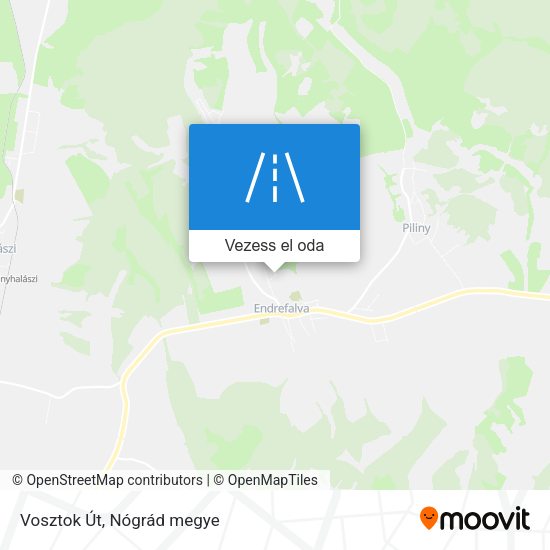 Vosztok Út térkép