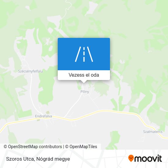 Szoros Utca térkép