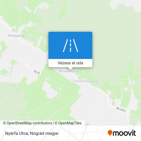 Nyárfa Utca térkép