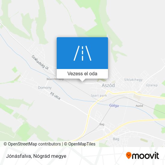 Jónásfalva térkép