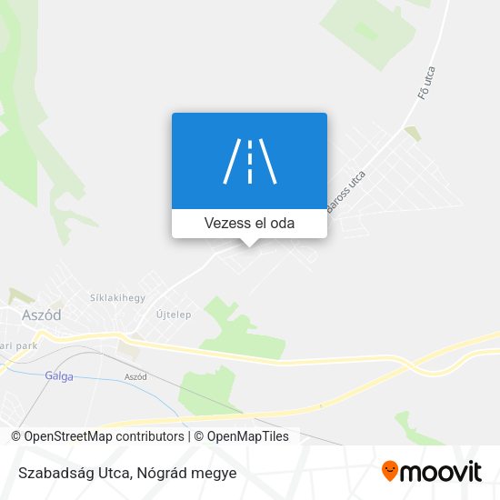 Szabadság Utca térkép
