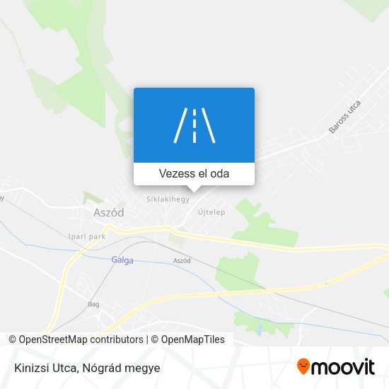 Kinizsi Utca térkép