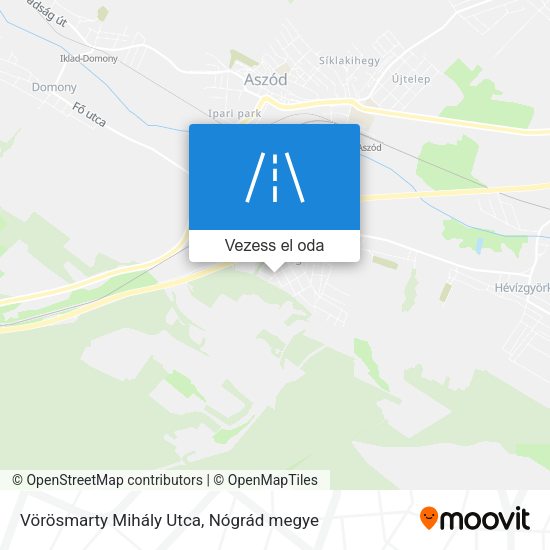 Vörösmarty Mihály Utca térkép