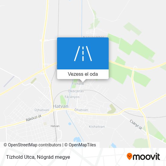 Tízhold Utca térkép