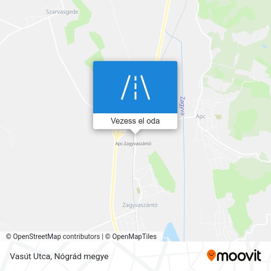 Vasút Utca térkép