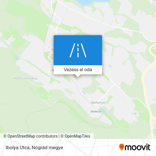 Ibolya Utca térkép