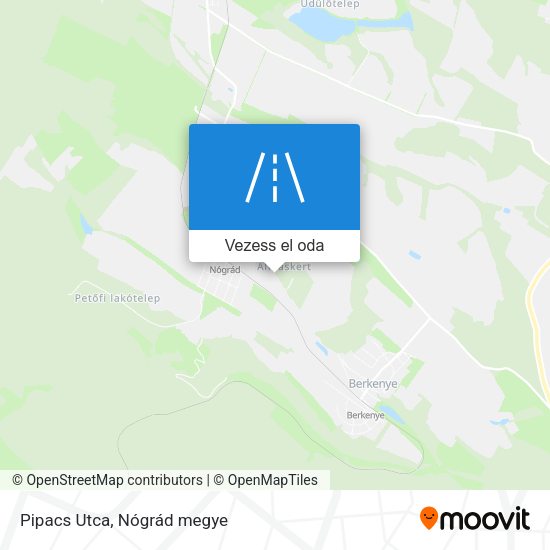Pipacs Utca térkép