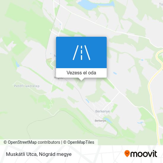 Muskátli Utca térkép