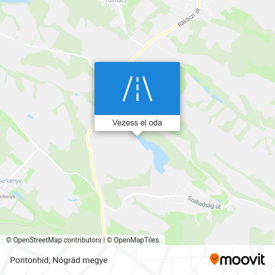 Pontonhíd térkép