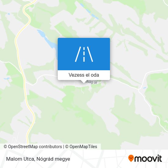 Malom Utca térkép