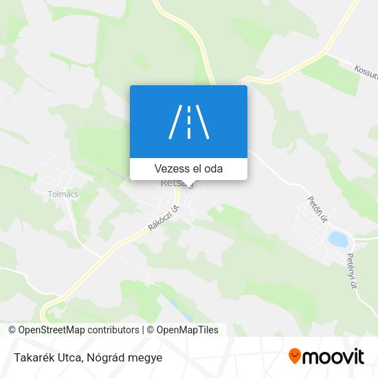 Takarék Utca térkép
