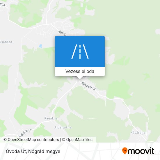 Óvoda Út térkép