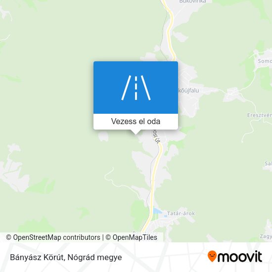 Bányász Körút térkép