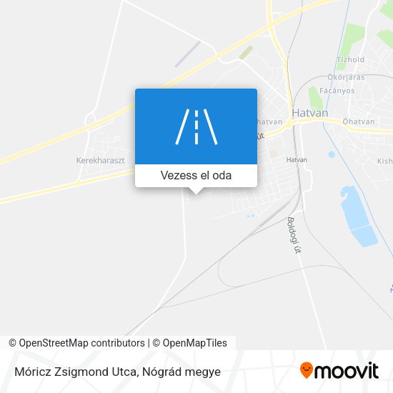 Móricz Zsigmond Utca térkép