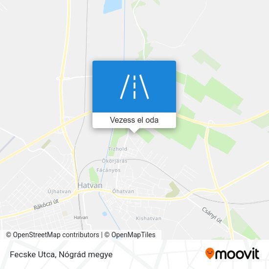 Fecske Utca térkép