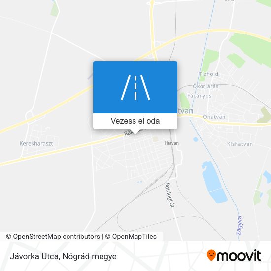 Jávorka Utca térkép