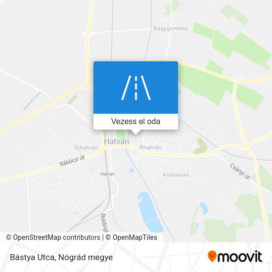 Bástya Utca térkép