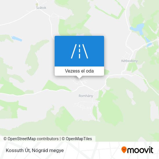 Kossuth Út térkép