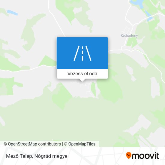 Mező Telep térkép