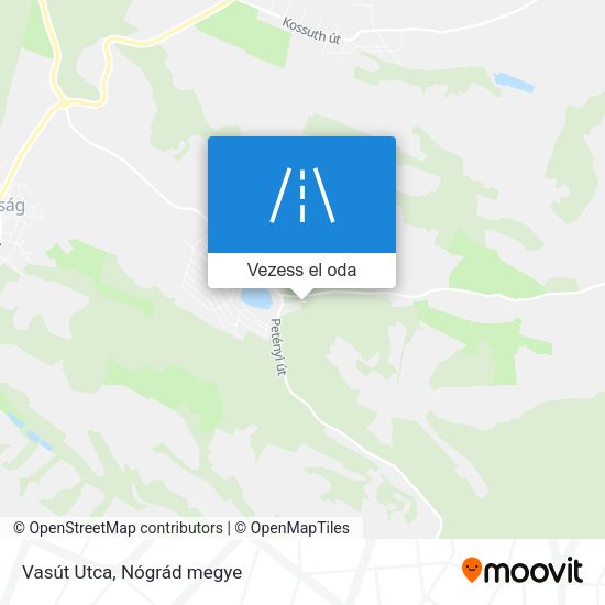 Vasút Utca térkép