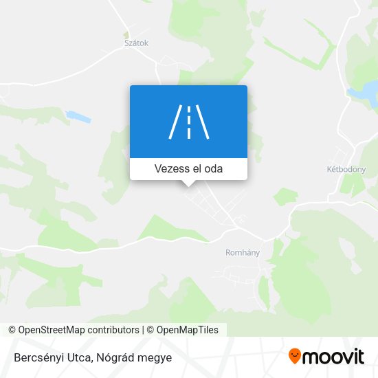 Bercsényi Utca térkép