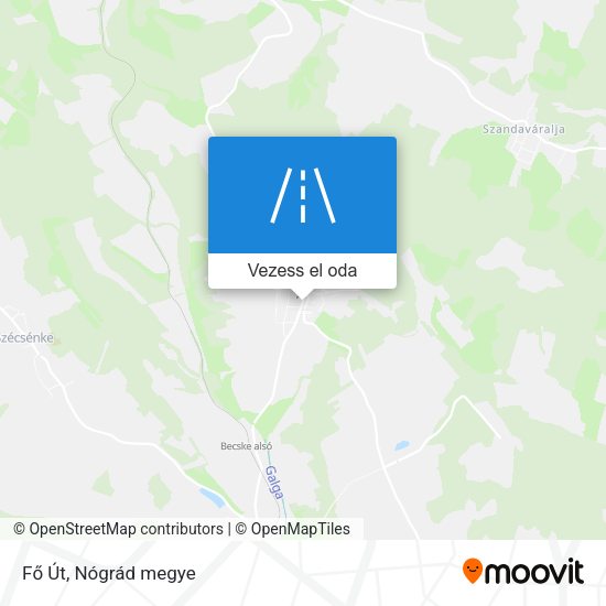 Fő Út térkép