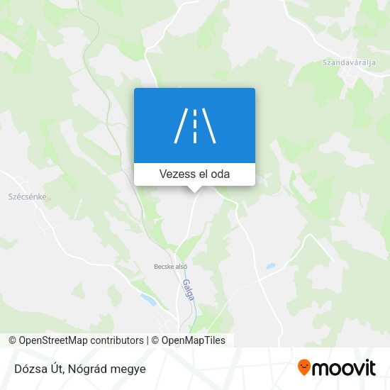 Dózsa Út térkép