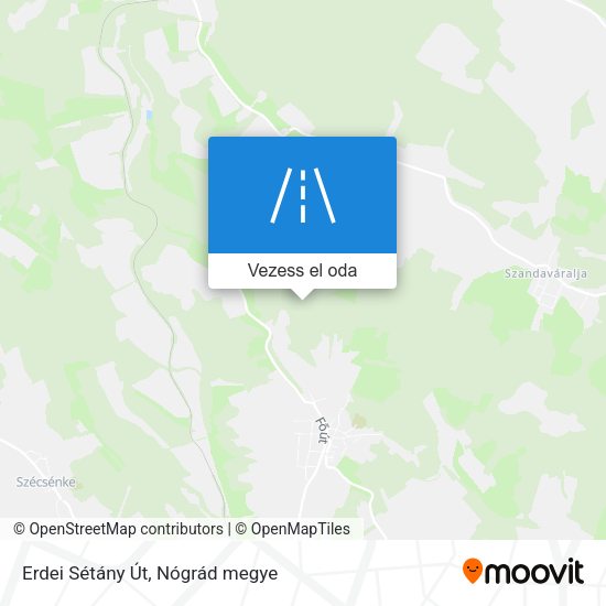 Erdei Sétány Út térkép