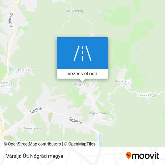 Váralja Út térkép