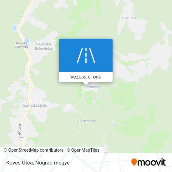 Köves Utca térkép