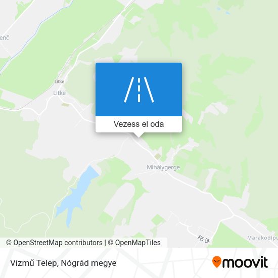 Vízmű Telep térkép