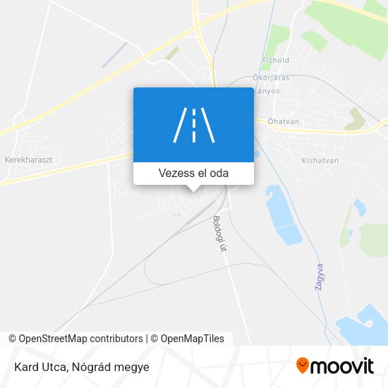 Kard Utca térkép