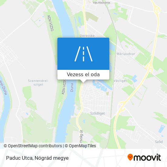 Paduc Utca térkép
