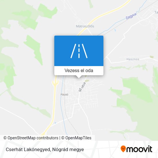 Cserhát Lakónegyed térkép