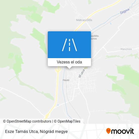 Esze Tamás Utca térkép