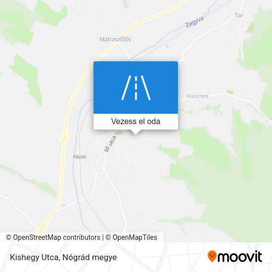 Kishegy Utca térkép