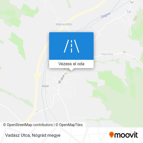 Vadász Utca térkép