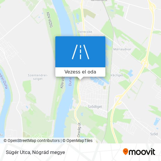 Sügér Utca térkép