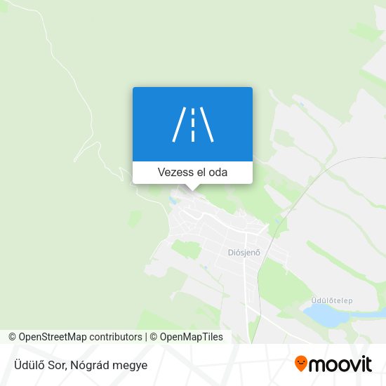Üdülő Sor térkép