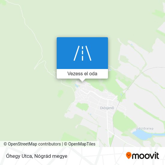 Óhegy Utca térkép