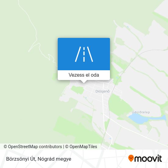 Börzsönyi Út térkép