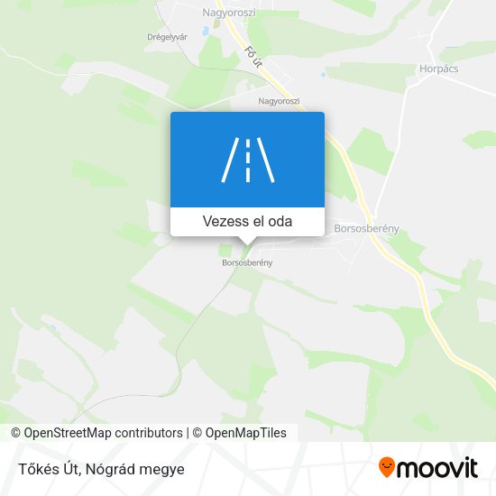 Tőkés Út térkép