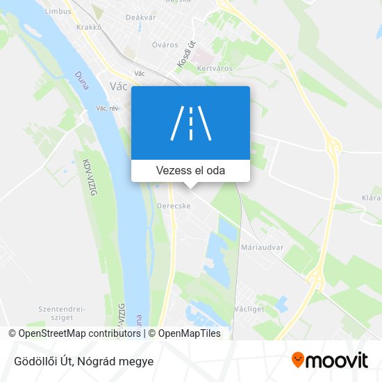 Gödöllői Út térkép