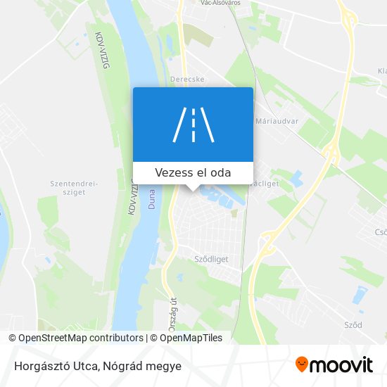Horgásztó Utca térkép
