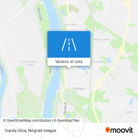 Garda Utca térkép