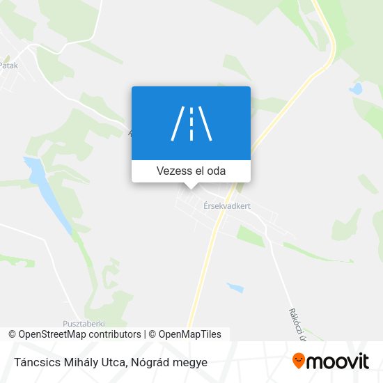Táncsics Mihály Utca térkép